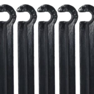 Estacas para fixação do micro tubo de irrigação