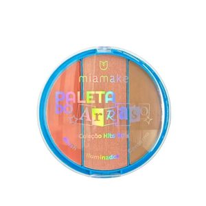Paleta do Arraso Blush + Iluminador + Contorno Mia Make
