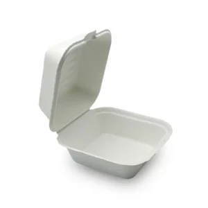 Embalagens para Hamburguer em fibra de cana de açúcar 153x153mm (manga – 50u)