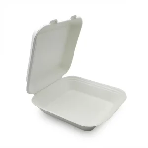 Embalagens Porta Menú  fibra de cana de açúcar 230x150x75mm (caixa – 250u)