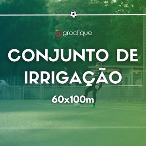 Conjunto Básico de Irrigação p/ campo de futebol 60x100m ⚽